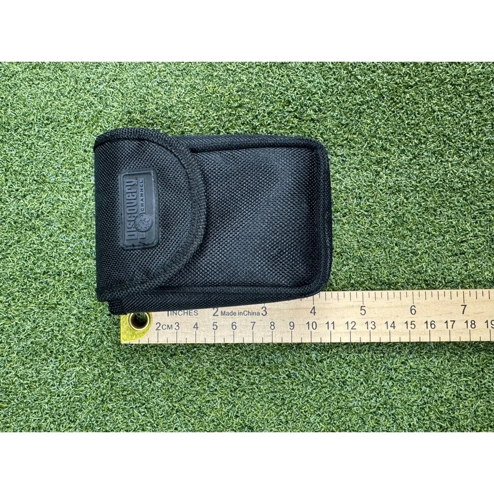 Discovery Channel Black Nylon Belt Clip‎ Pouch Phone Case 6x4